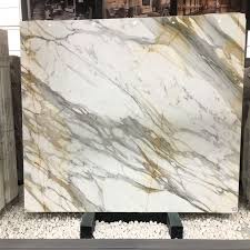Calacatta Gold Marble with bold veining